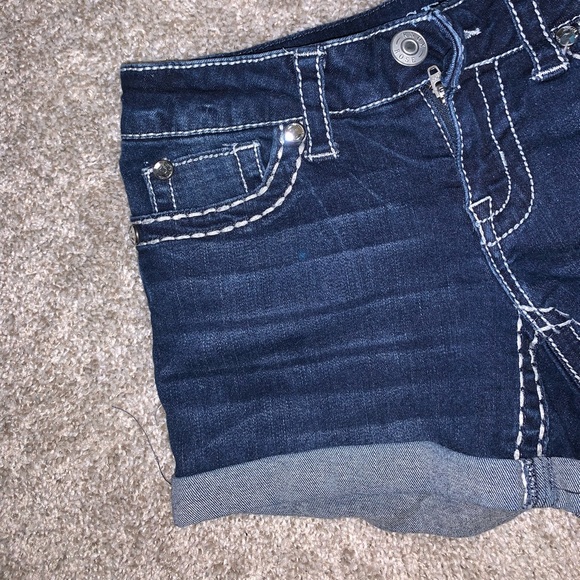 Knox Rose Midi Jean Power Stretch Shorts size 2 - Picture 5 of 12